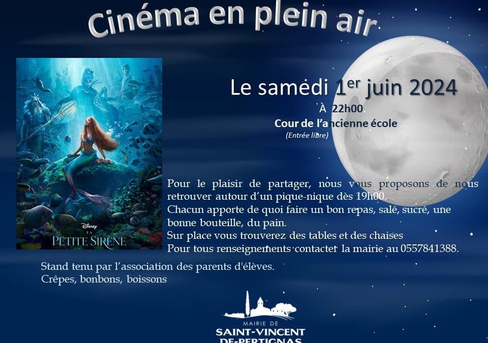 Cinéma en plein air – La Petite Sirène