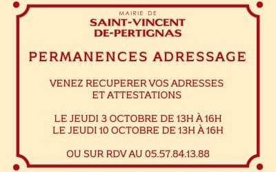 Permanences Adressage